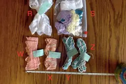 Vintage Lace: set of 6, Medium Width, approx. 7½ yds. $11.