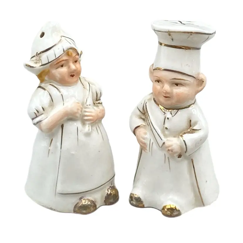Vintage Salt And Pepper Shakers Baker Cottagecore Made In Japan