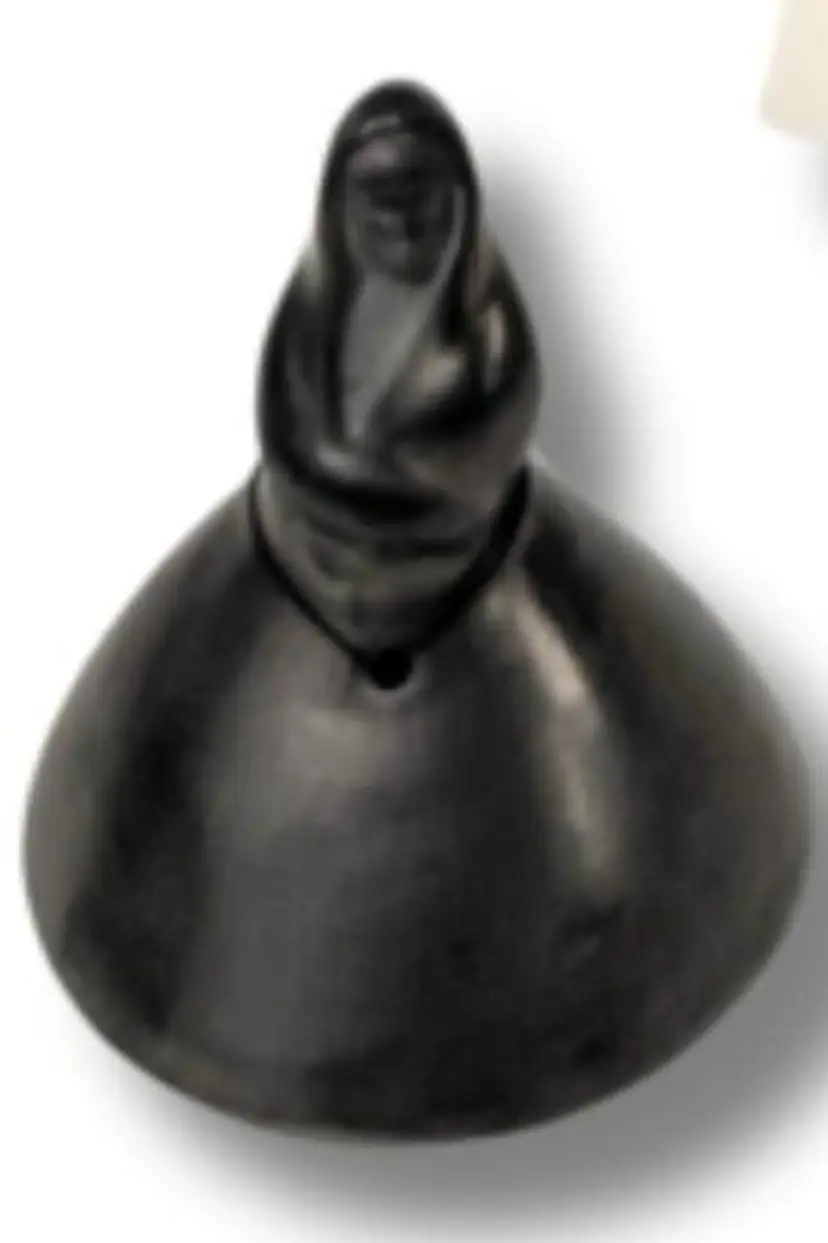 Black Clay Nun Jenny Bell - 3.35 Inches Tall