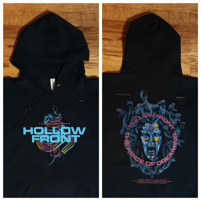 Hollow Front The Price of Dreaming Hoodie sweatshirt concert metalcore metal