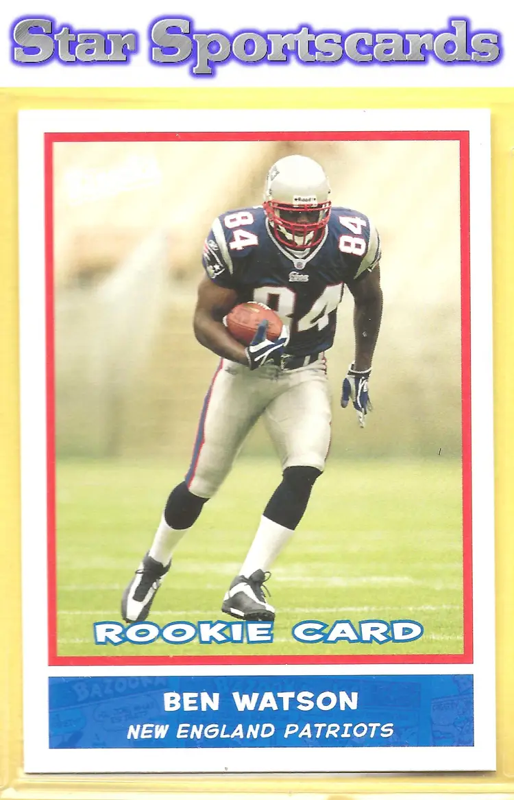 2004 Bazooka #169 Ben Watson RC New England Patriots Rookie
