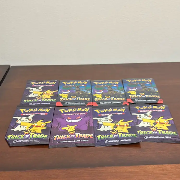 Pokemon Trick Or Trade Packs Lot Of 8