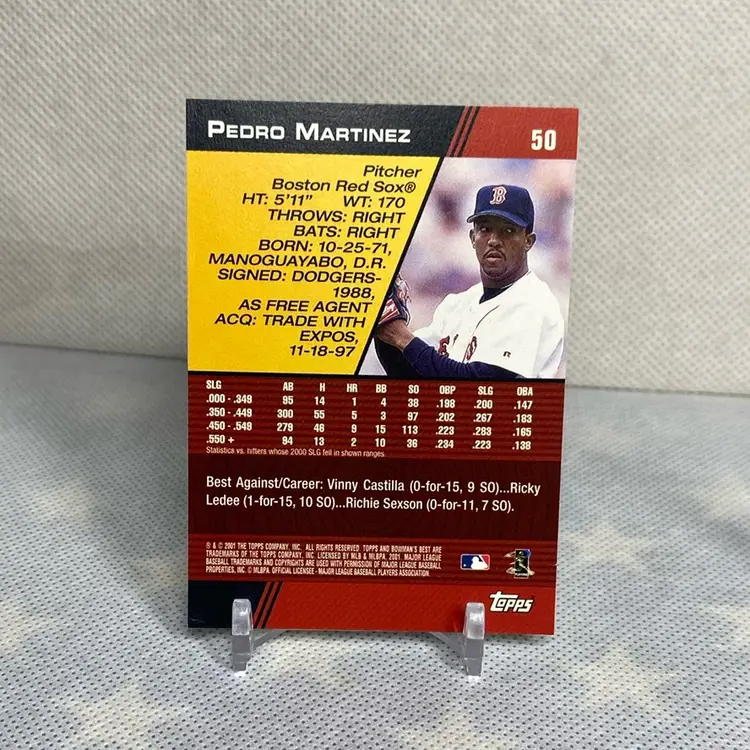 2001 Bowman's Best - Pedro Martinez #50