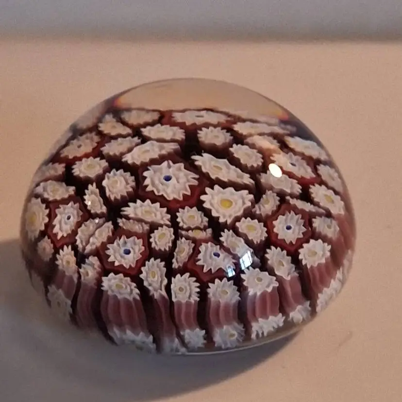 Vintage Vetreria Artistica/ALT, Murano Millefiori Paperweight