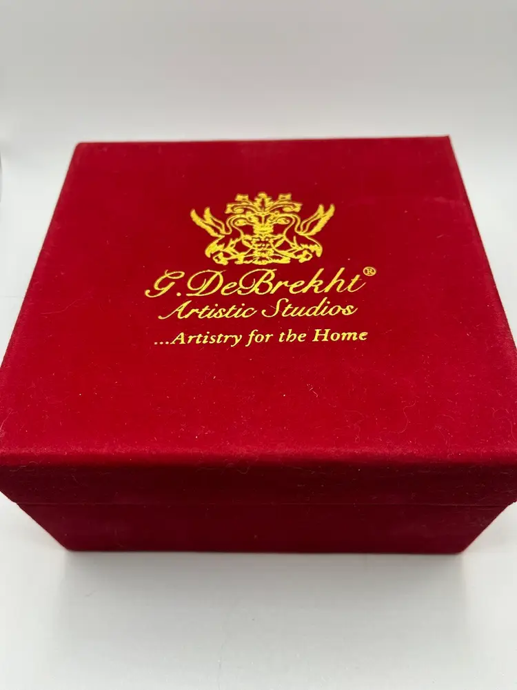 New In Box G DeBrecht Nativity Trinket Box