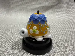 Lampwork Glass Bead Turtle W/stand