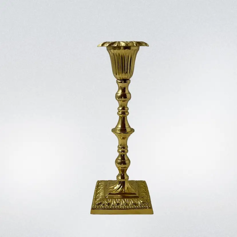 Hosley Classic Collection Brass Candlestick