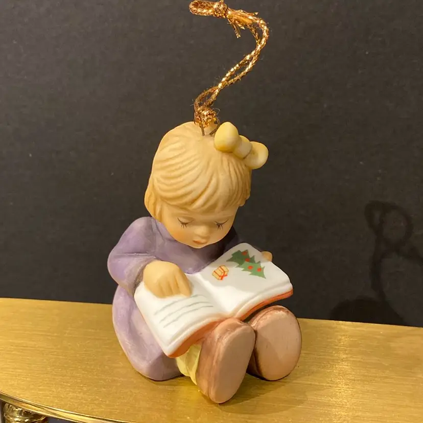 Berta Hummel Goeble Girl Reading Ornament