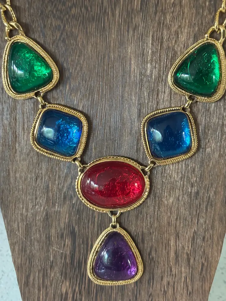 Amazing Vintage 1990’s Kenneth J Lane 16” Necklace