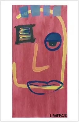 Red Tiki Man (Print)