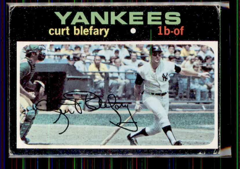Curt Blefary 1971 Topps #131 - New York Yankees - (pk8-127)