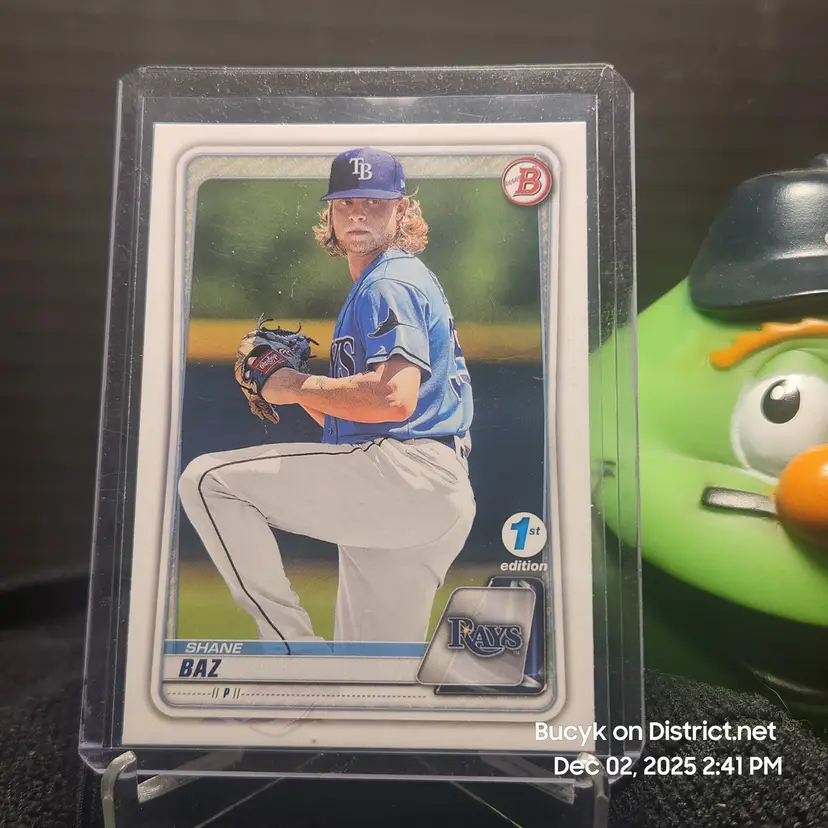 2020 Bowman 1st Edition - Shane Baz Tampa Bay Rays