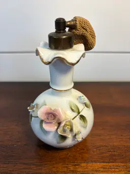 Vintage Floral Perfume Atomizer