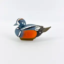 Jett Brunet Ducks Unlimited Harlequin 2011 Miniature Decoy