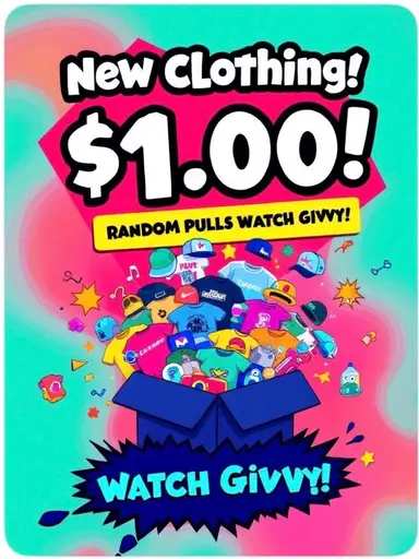 New Clothing $1.00 Starts 