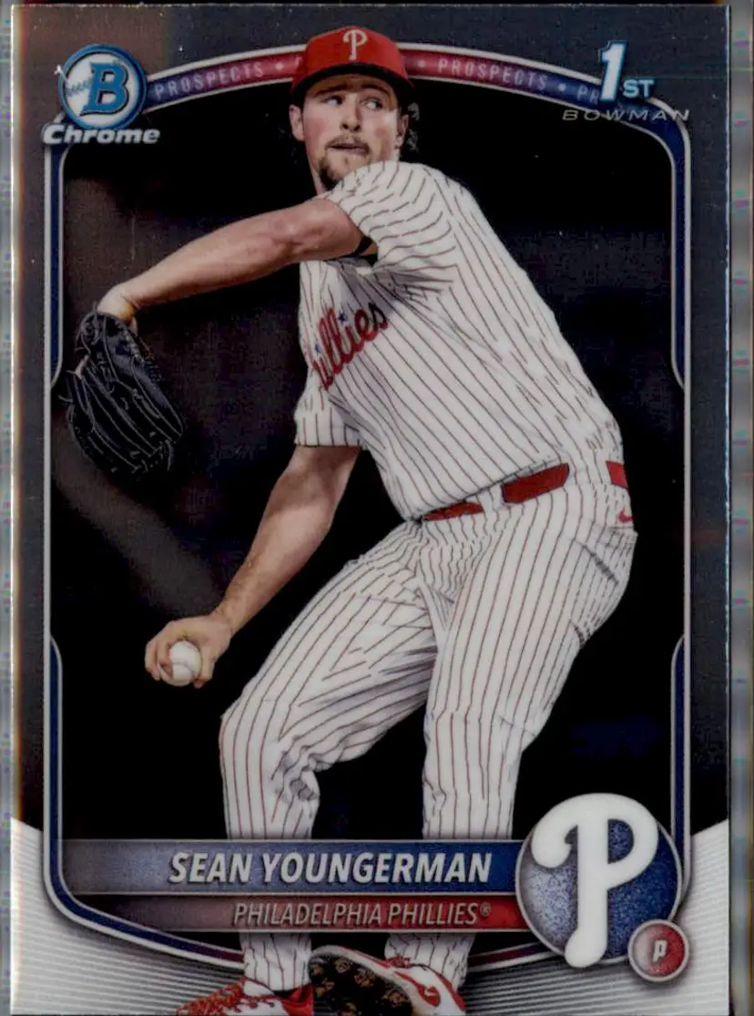 2025 Bowman Draft #BDC-104 Sean Youngerman Chrome - (138) - Philadelphia Phillies