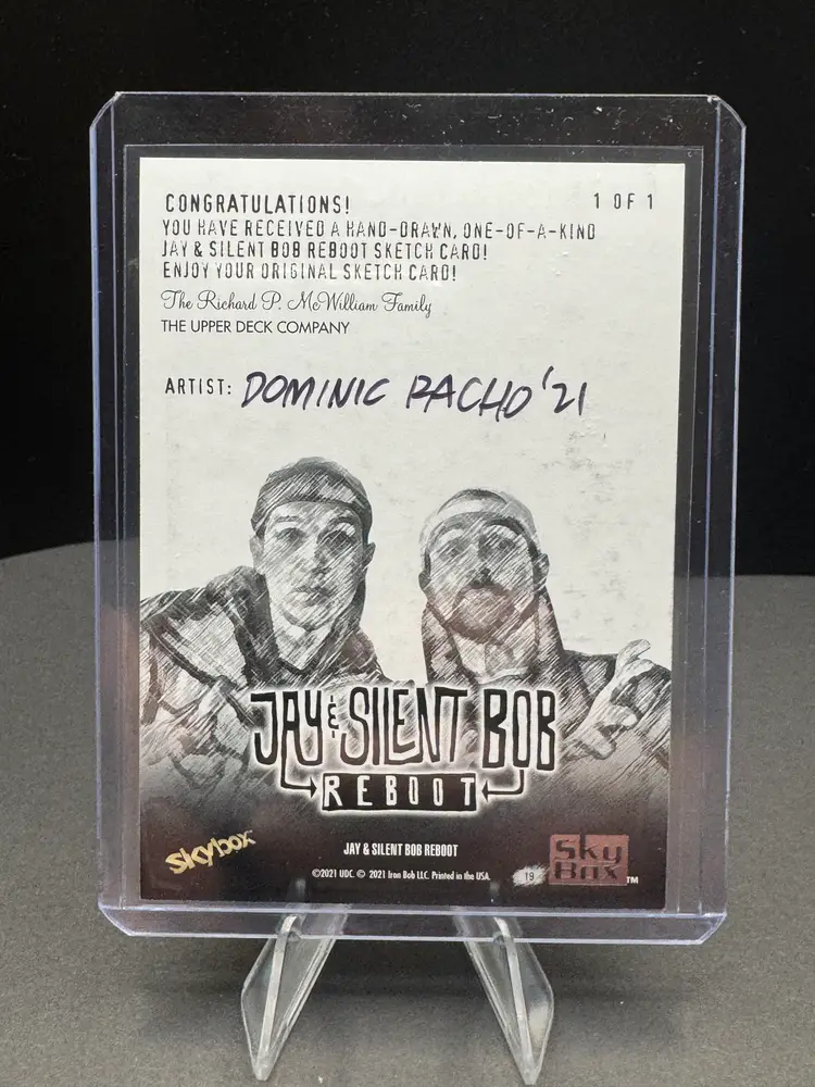 2023 Skybox Jay & Silent Bob Reboot - Sketch Cards - Dominic Racho 1/1