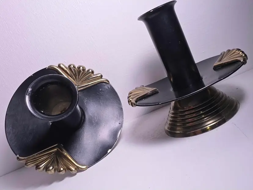 Art Deco Candlestick Holders