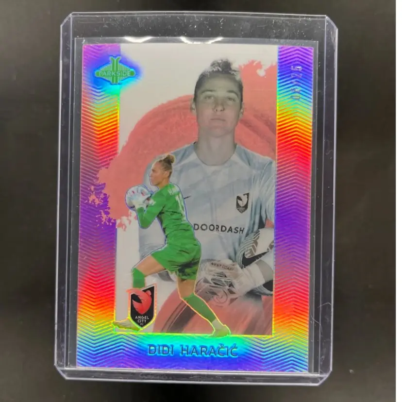 Didi Haracic 2024 Parkside Pacific NWSL Pink /25 Soccer Card