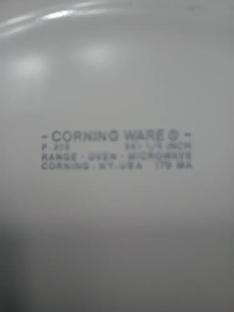 Vintage Corning Ware Blue Cornflower 9 inch Pie Plate