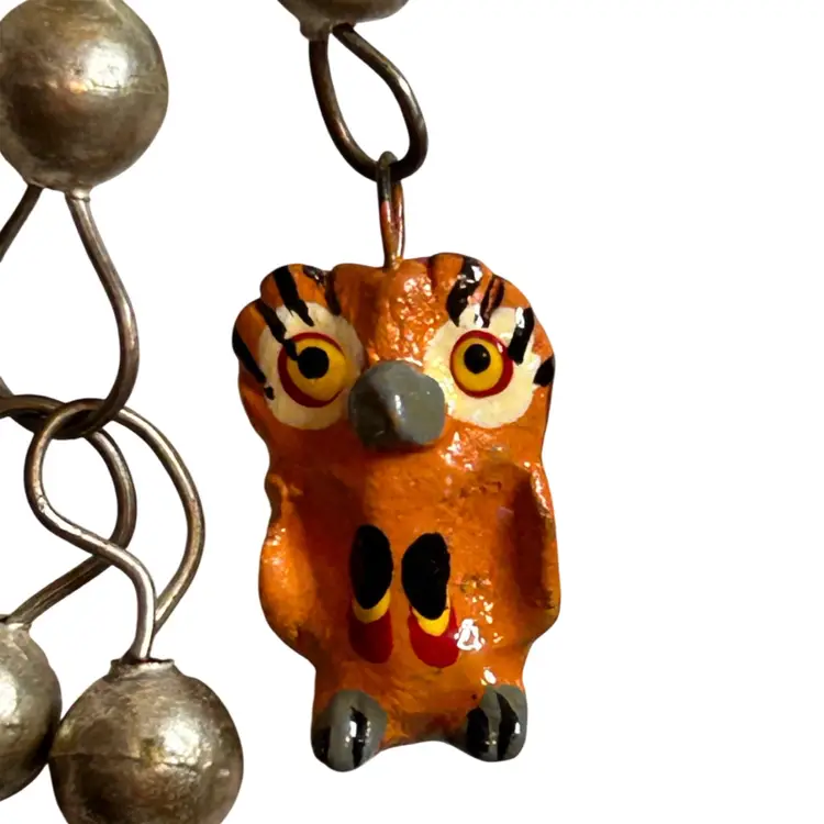 Unique Chain Necklace With Animal Dangles