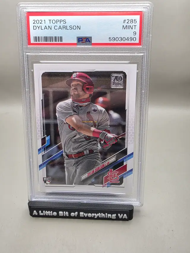 DYLAN CARLSON #285 2021 Topps PSA 9