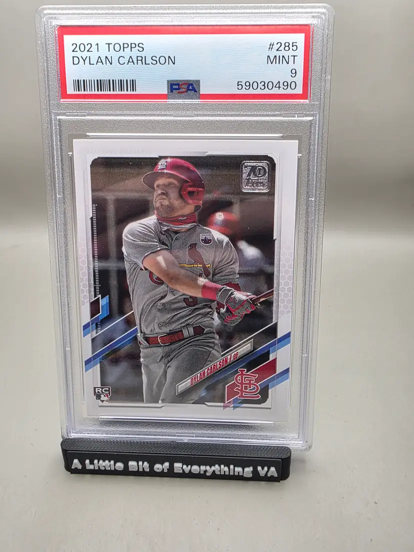 DYLAN CARLSON #285 2021 Topps PSA 9