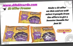 $1 Offer free Shipping Pokemon  Booster Bundles