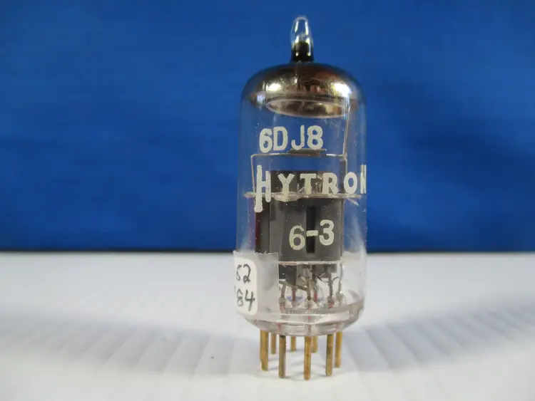 Hytron 6DJ8 ECC88 Vacuum Tube Gold Pins TV-7 Tested