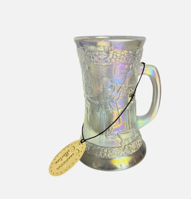 Fenton Carnival Glass Blacksmith glass blower Mug Tankard 29/1500 Ltd Ed