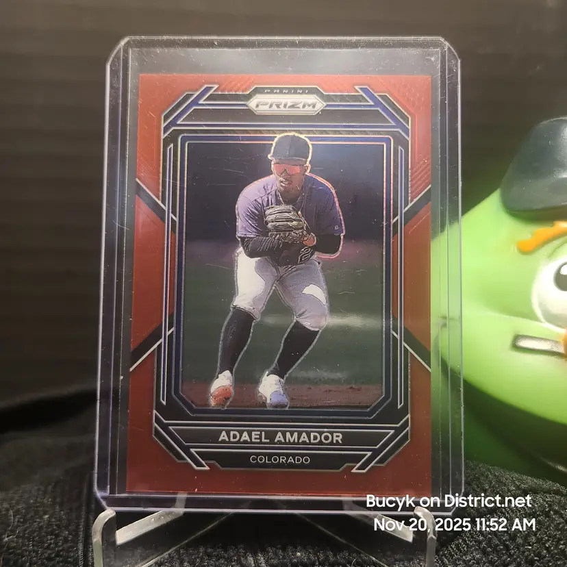 2023 Panini PRIZM Red - Adael Amador Colorado Rockies 54/199