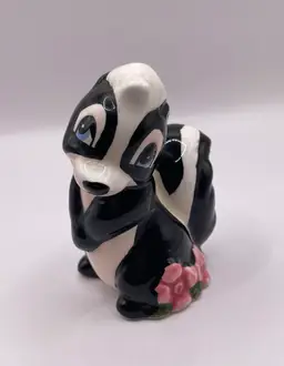 Vintage Disney Japan Flower The Skunk Figurine From Bambi 