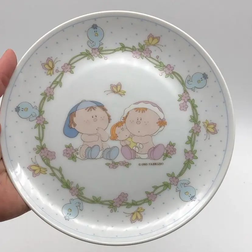 Bumpkins George Good By Fabrizio 1985 Child’s Plate