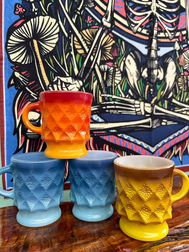 Kimberly Fire King Set Of 4 Mugs