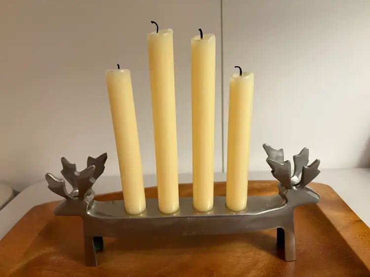 MCM Scandinavian Reindeer Candle Holder
