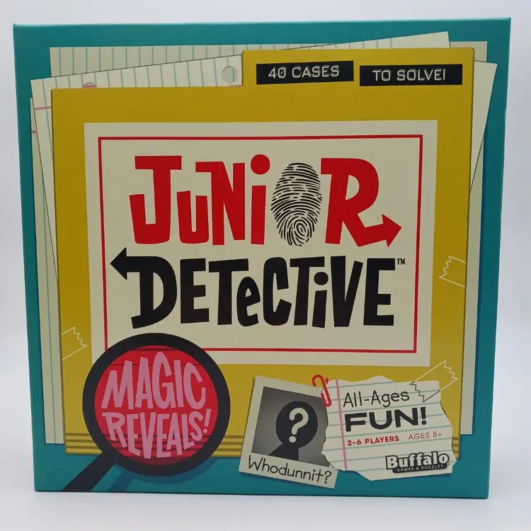 Buffalo Games - Junior Detective Board Game Magic Reveals! NEW SEALED 2-6 Player