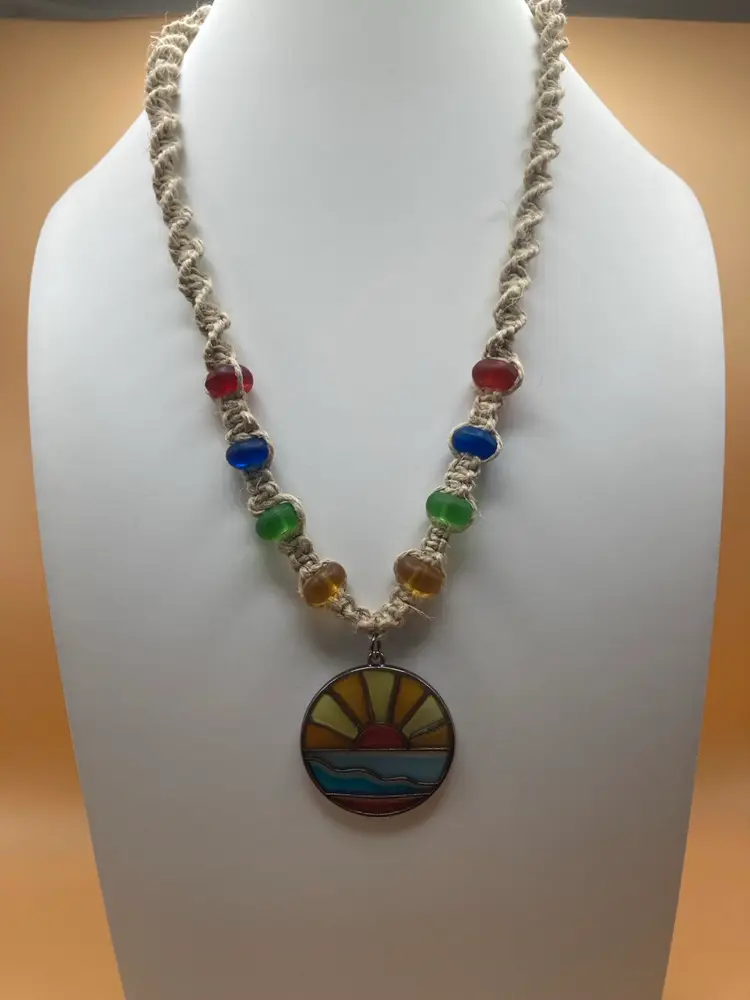 Sunshine Hemp Necklace