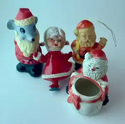 Christmas Vintage Tiny Toy Bundle