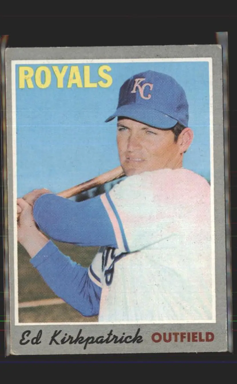 Ed Kirkpatrick 1970 Topps #165 - () - Kansas City Royals