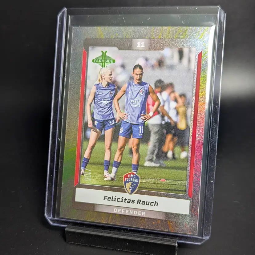 2025 Parkside NWSL Vol 1 Shimmer /100 North Carolina Courage Felicitas Rauch