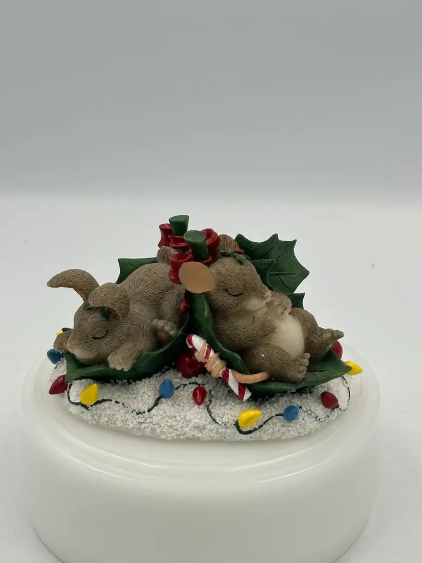 Charming Tails “ Silent Night, Holy Night” Holiday mouse figurine