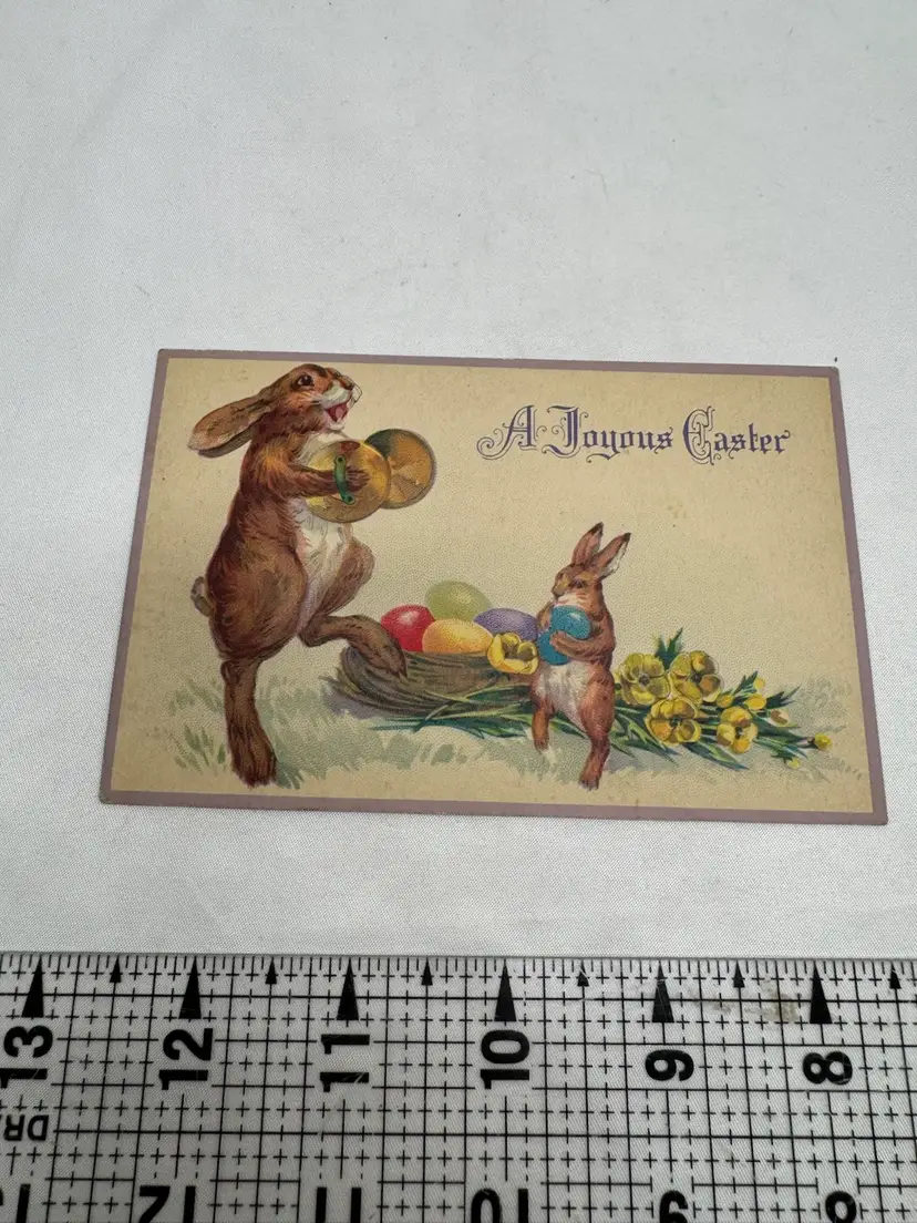 Antique Victorian Easter Card/post Card