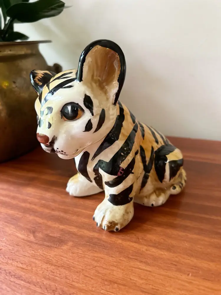 Vintage Shafford Made In Japan Tiger Figure