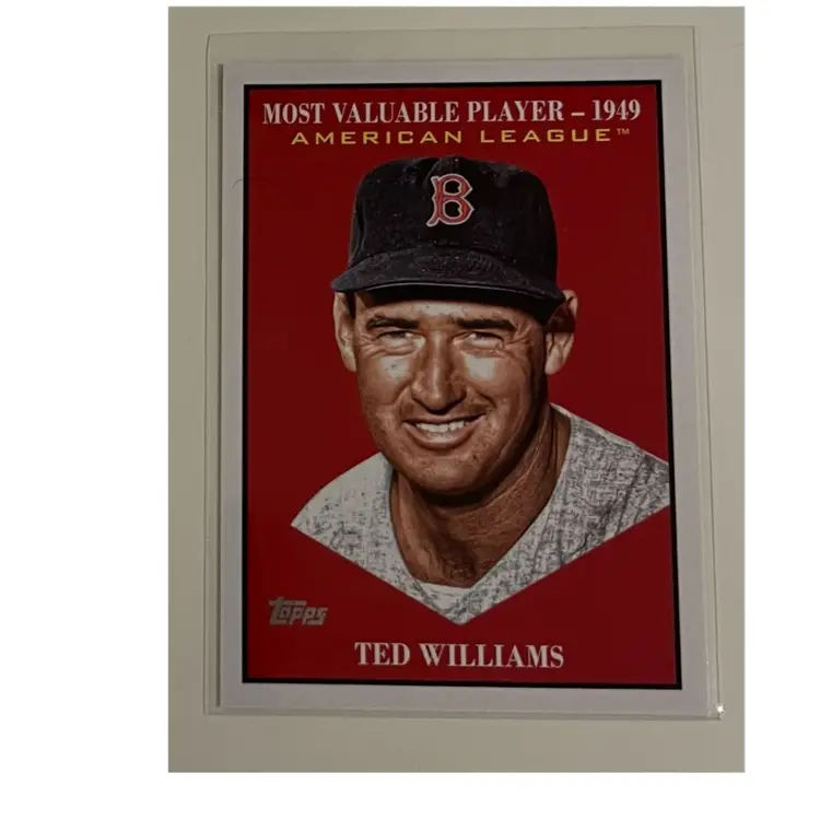 Ted Williams Most Valuable Boston Red Sox