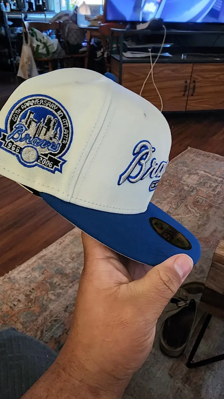 NEW ERA FITTED CAP 7 3/4 59FIFTY Atlanta Braves