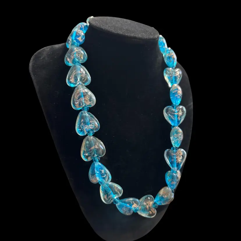 Glass Heart Necklace