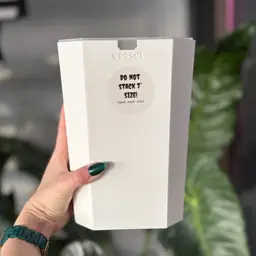 XL white  SPICY VESSEL Cache/self Watering Pot