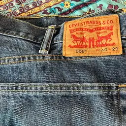 Levi 505 jeans size 40 X 29