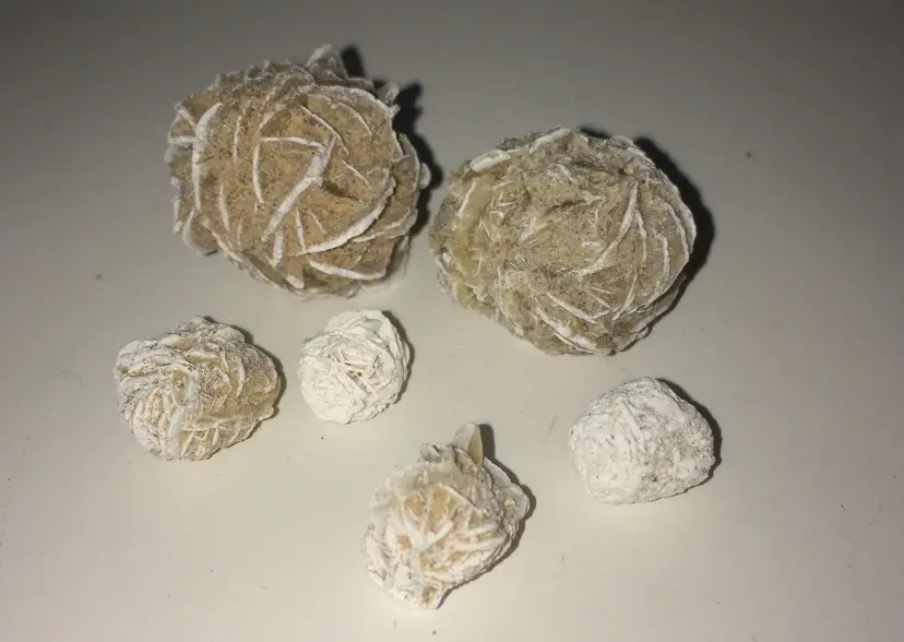 6 Desert Roses! Lots of Sparkle!