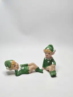 Vintage Treasure Masters Pixies Set Of 2 Made In Korea Elves